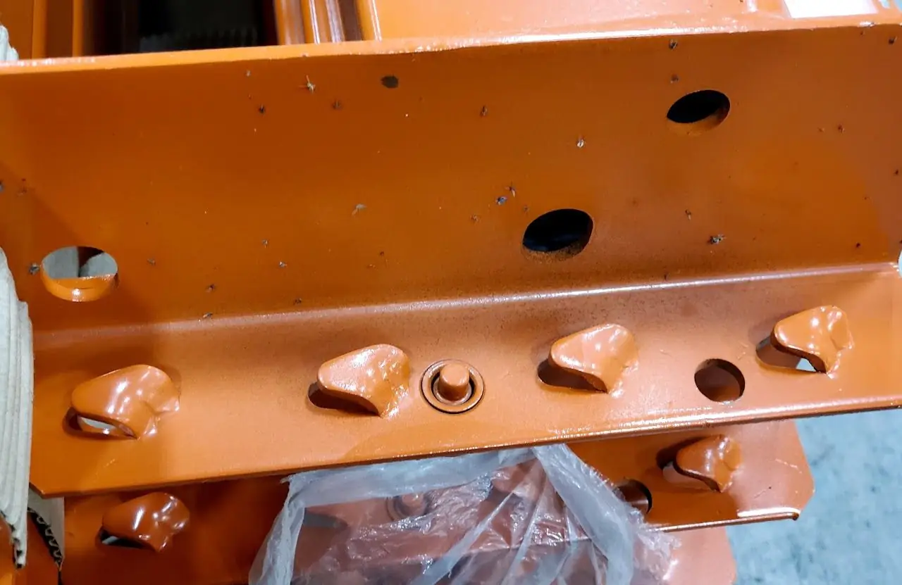 Inspecting a teardrop beam connector